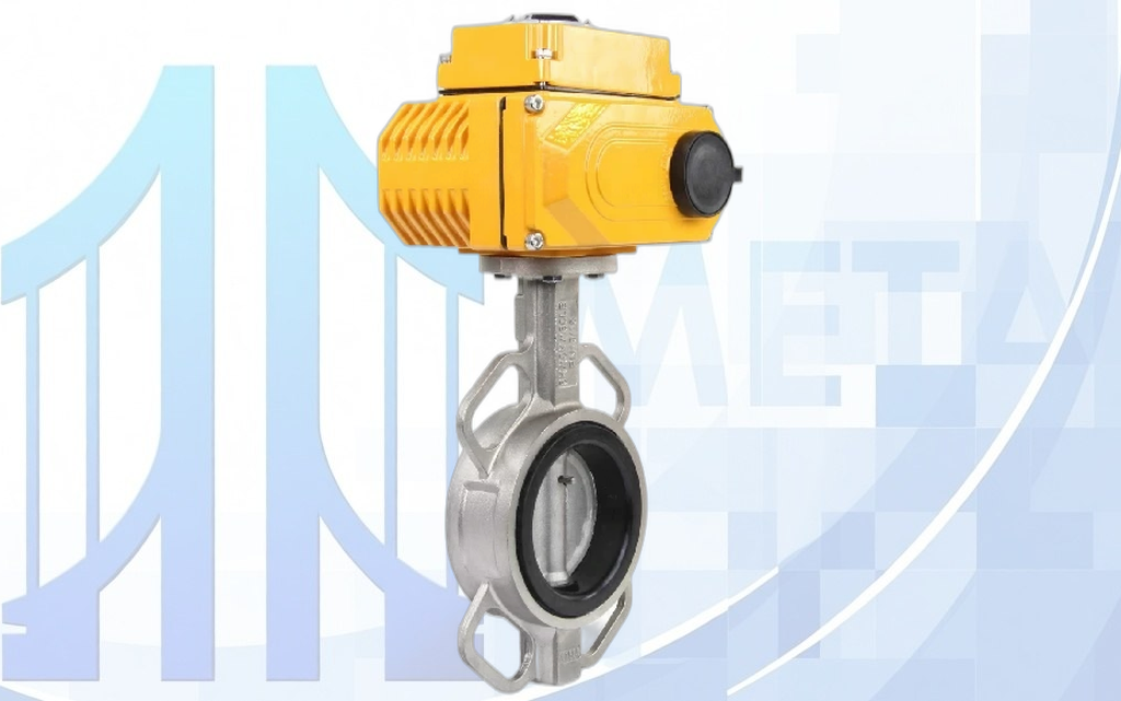 Дисковый поворотный затвор DN200 PN16 с электропр. QT-N-030EM-A1-220VAC-У1 (4-20мА) HARK вес-24,9