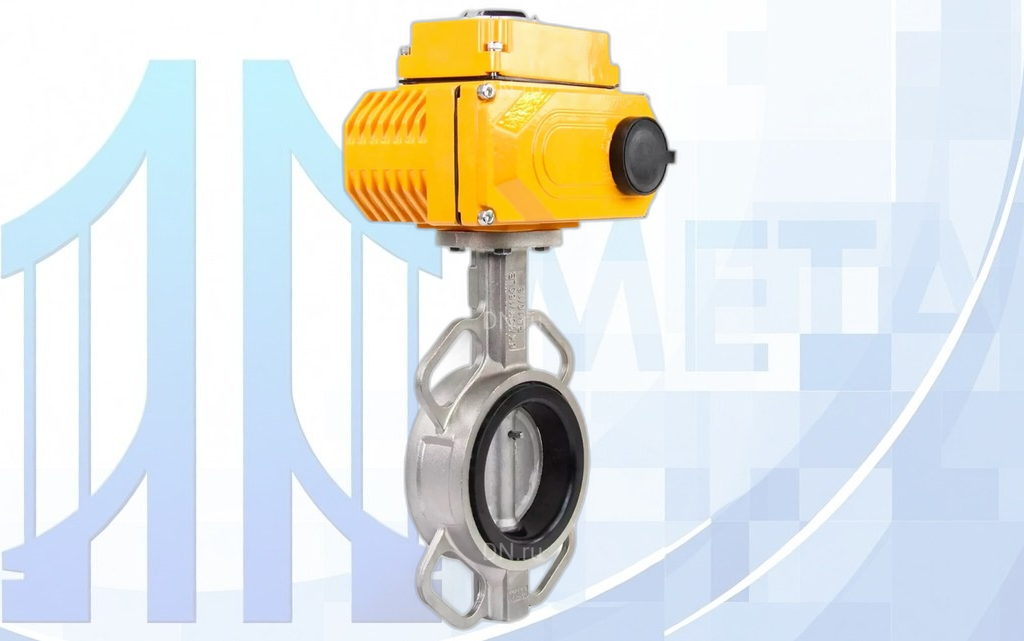 316l_316l_nbr_550-new Дисковый поворотный затвор Ду100 Ру16 с электропр. QT-N-010EM-A1-220VAC-У1-DAR вес-8,7