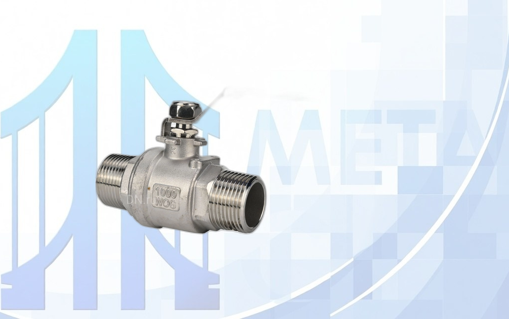 Кран шаровой BV3131P(2pc)-FP-T-H НР/НР Ду15 Ру63, полнопроходной, наружная резьба/наружная резьба, PTFE, ручка-рычаг