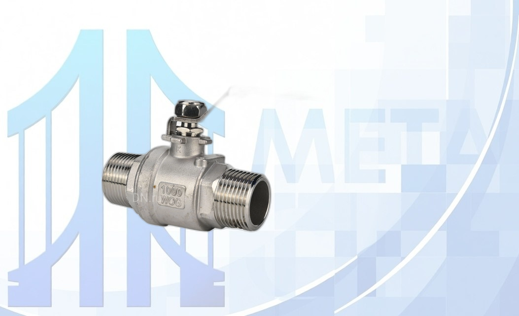Кран шаровой BV3131P(2pc)-FP-T-H НР/НР Ду20 Ру63, полнопроходной, наружная резьба/наружная резьба, PTFE, ручка-рычаг