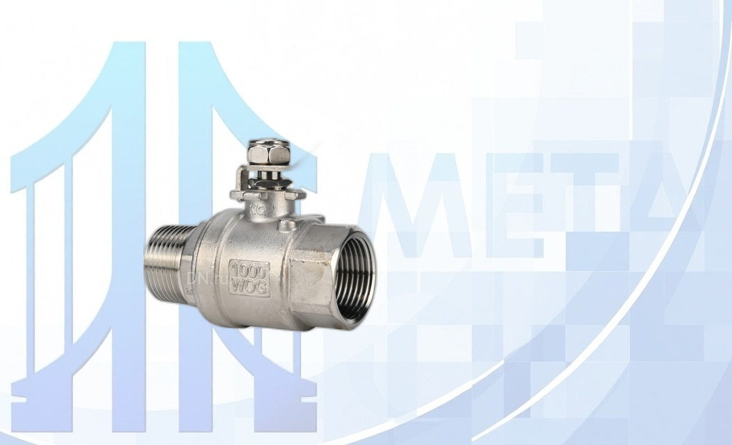 Кран шаровой BV3131P(2pc)-FP-T-H ВР/НР Ду15 Ру63, полнопроходной/наружная резьба, PTFE, ручка-рычаг
