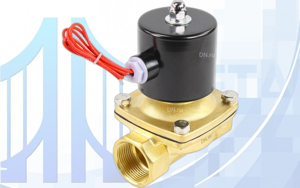 dn32-klapan_elektromagnitnyj_solenoidnyj_dn_ru_vs2w_100e_nc-2 Клапан электромагнитный VS100-ET-NC-220VAC 1 1/4 Ду32 Ру10, соленоидный двухходовой, уплотнение - EPDM, прямого действия, катушка - 220В
