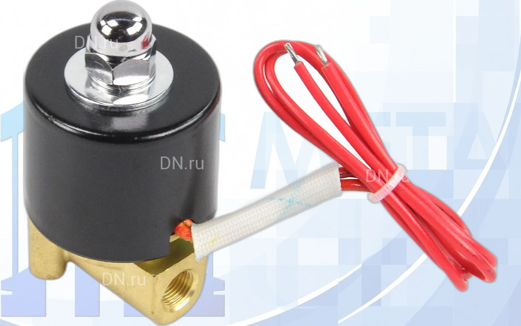 dn6-klapan_elektromagnitnyj_solenoidnyj_dn_ru_vs2w_100e_nc-4 Клапан электромагнитный VS100-ET-NC-24VAC 1/8 Ду6 Ру10 прямого действия двухходовой, уплотнение - EPDM, катушка - 24 В AC