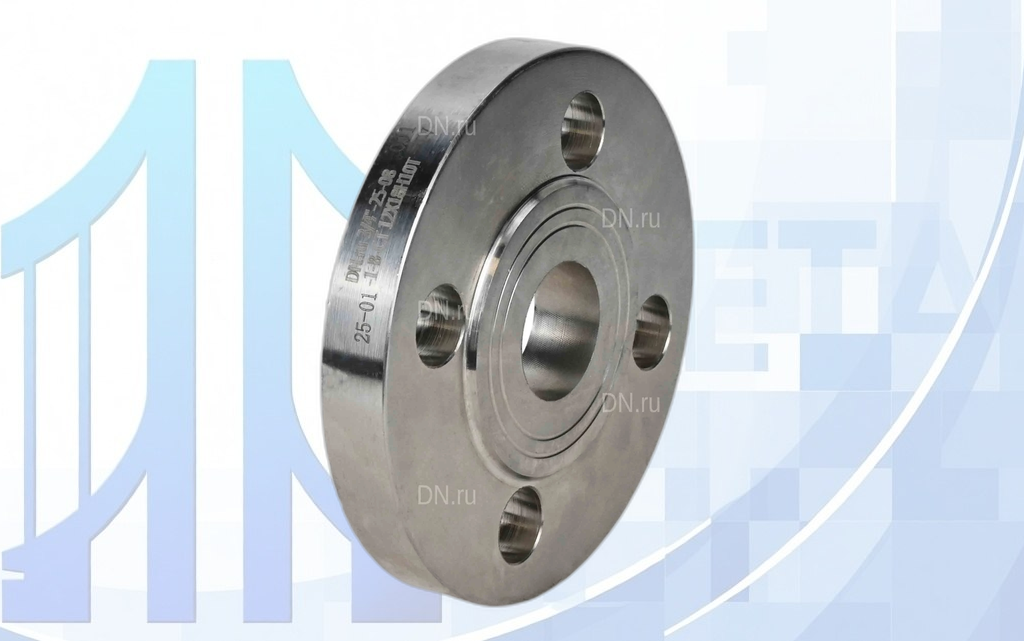 flantsy-ploskie-dn-ru-pn16-01-1-b-ss316-dn20-1 Плоский фланец Ду25 Ру16, тип 01, ряд 1, исполнение B, гр. IV, ГОСТ 33259-2015