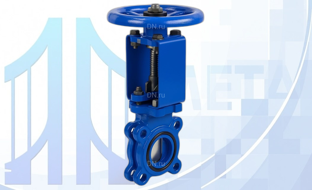 Задвижка шиберная GVKR1331N-2W-Fb-S Ду50 Ру16 WENZ, шпиндель - выдвижной
