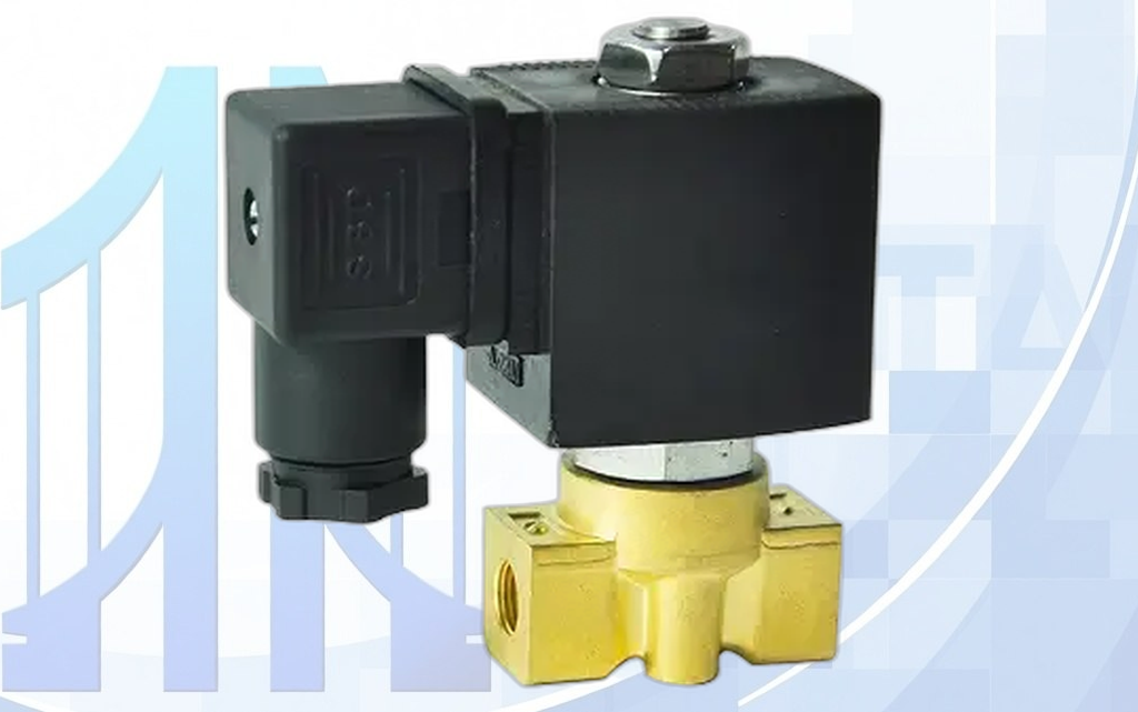 img_klapan_elektromagnitnyi_dhsm31_brass Клапан электромагнитный соленоидный двухходовой миниатюрный-DHSM31 прямого действия Ду10-4.0 (3/8 дюйм), Ру6, резьба G, с катушкой S91B 220В