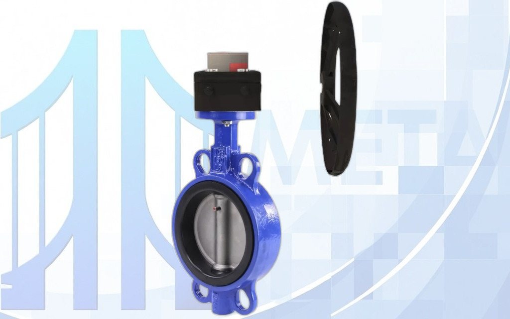 img_zatvor-dn-wcb-316l-nbr-s-hgb-1 Дисковый поворотный затвор DN100 PN16 с редуктором HGB RQN1-180Z с индикатором положения вес-5,4