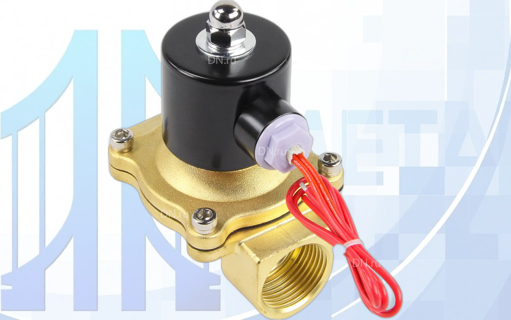 klapan_elektromagnitnuj_dn_tu_vs2w_100e_nc-6 Клапан электромагнитный VS100-ET-NC-24VAC 1 Ду25 Ру10 прямого действия двухходовой, уплотнение - EPDM, катушка - 24 В AC
