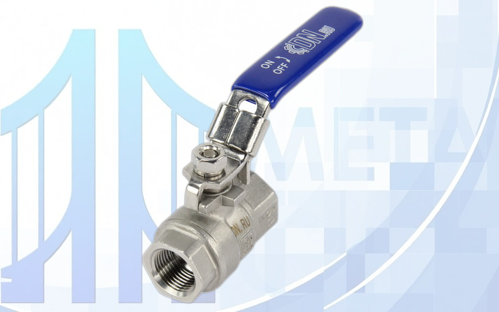 kran-dn-ru-kshmp-316-230-du10-ru63-ss316-rezbovoj1 Кран шаровой BV3232P(2pc)-FP-T-H Ду10 Ру140 полнопроходной двухходовой, PTFE, ручка-рычаг