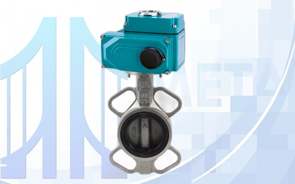 Дисковый поворотный затвор DN250 PN16 с электропр. QT-N-040EM-O1-380VAC-У1 380В HARK вес-26,2