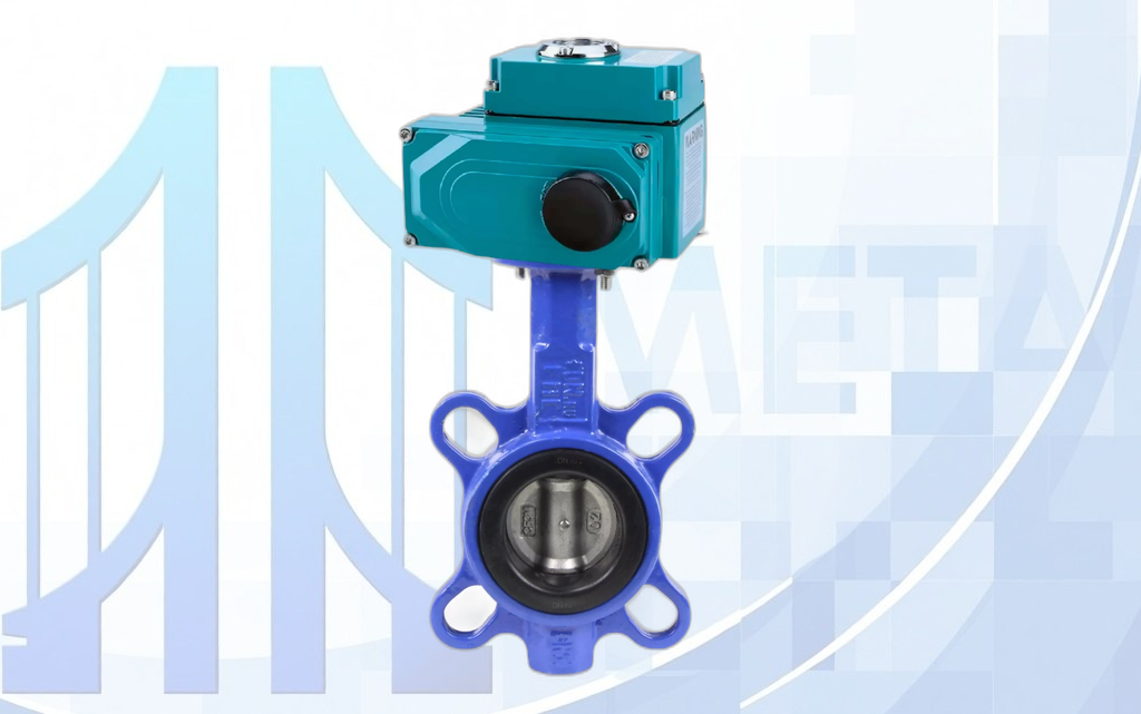 Дисковый поворотный затвор DN250 PN16 с э/пр. QT-N-040EM-O1-380VAC-У1 380В HARK вес товара-26,2