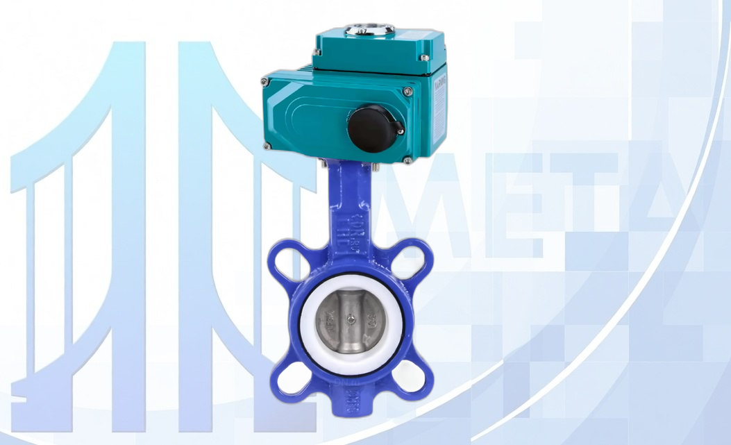 Дисковый поворотный затвор Ду100 PN16 с электропр. QT-N-020EM-O1-220VAC-У1 220В HARK вес-13