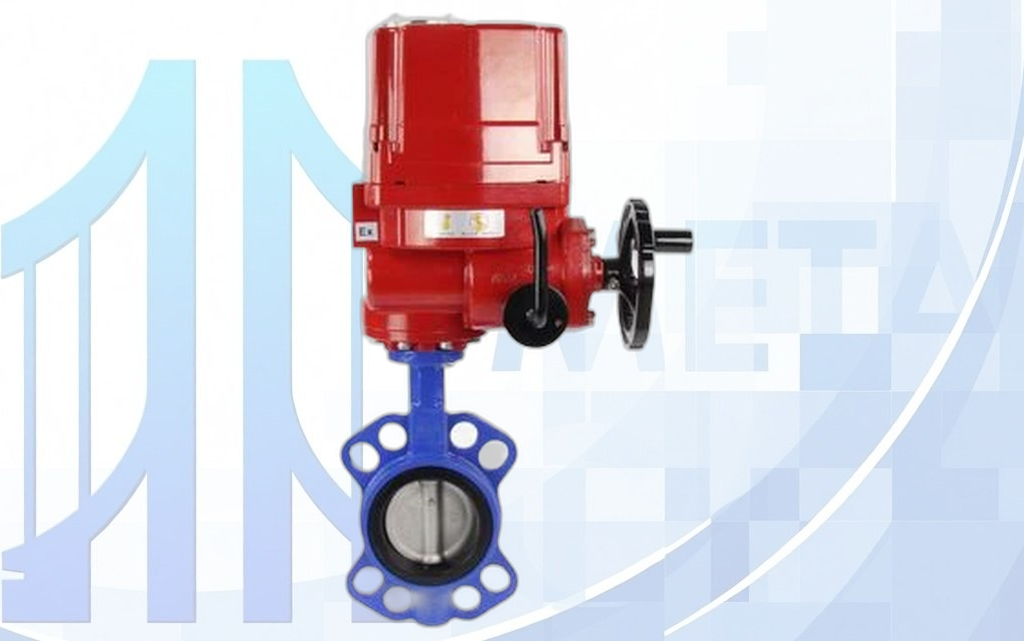 wcb-316l-ex-350 Дисковый поворотный затвор Ду100 Ру16 с электропр. QT-EX-010EM-O2-220VAC-У1 220В вес-17,1