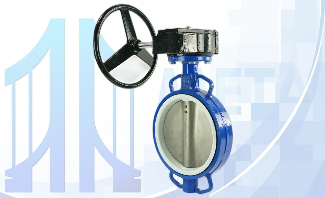 Дисковый поворотный затвор DN50 PN16 с редуктором RDN RQN1-150Z-T24 вес-4,2