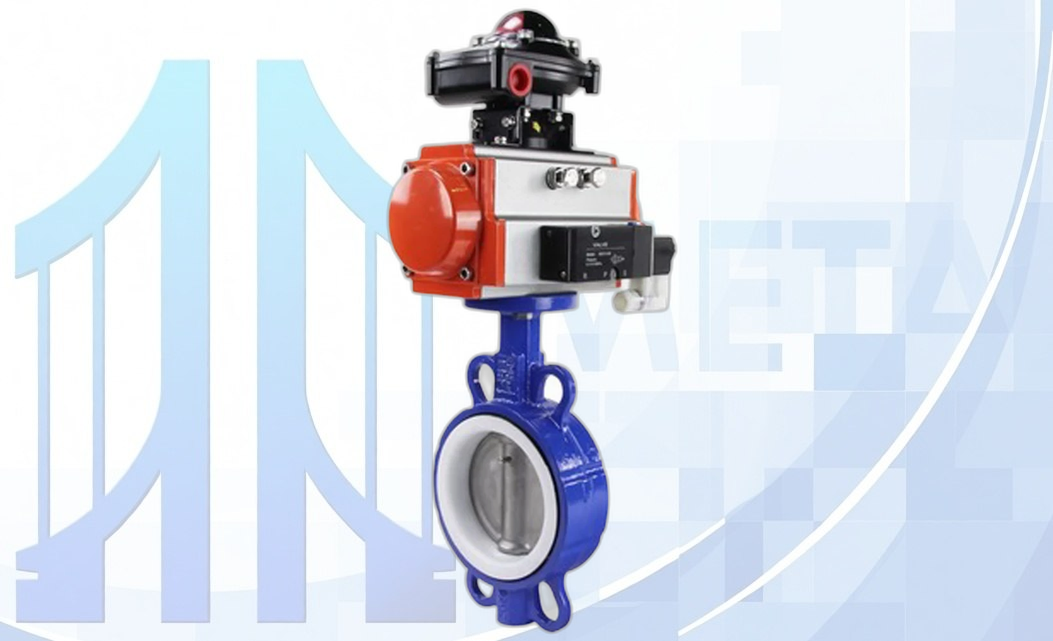 Дисковый поворотный затвор DN250 PN16 с пн/пр PA-DA-140 2-го действия, с п/распр. 4V320-10 220В, с БКВ APL-410N EX вес товара-32,6