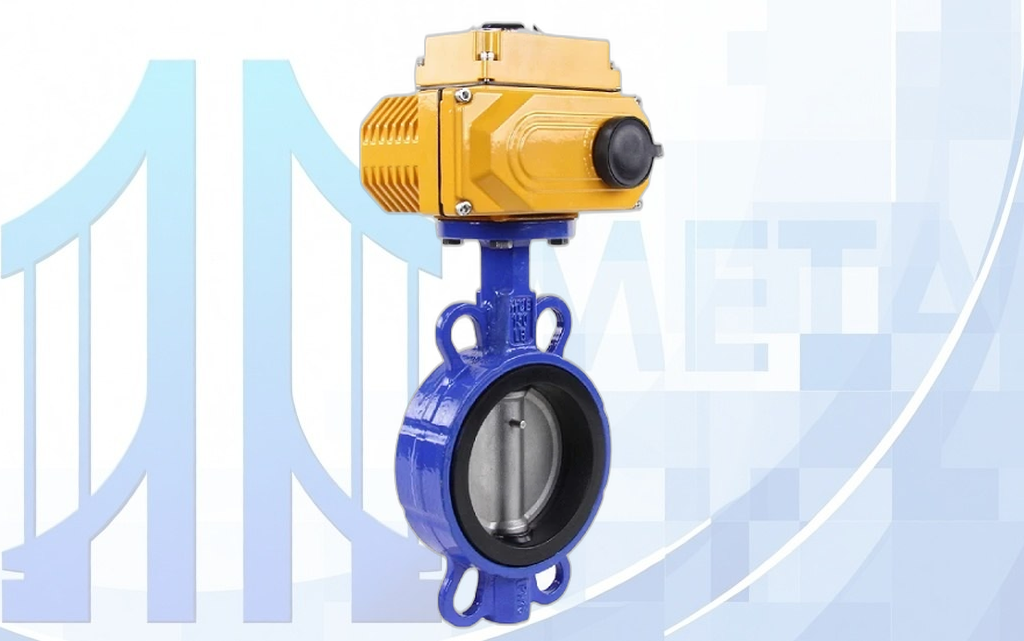 Дисковый поворотный затвор DN150 PN16 с электропр. QT-N-010EM-O1-220VAC-У1 220В вес-11,2