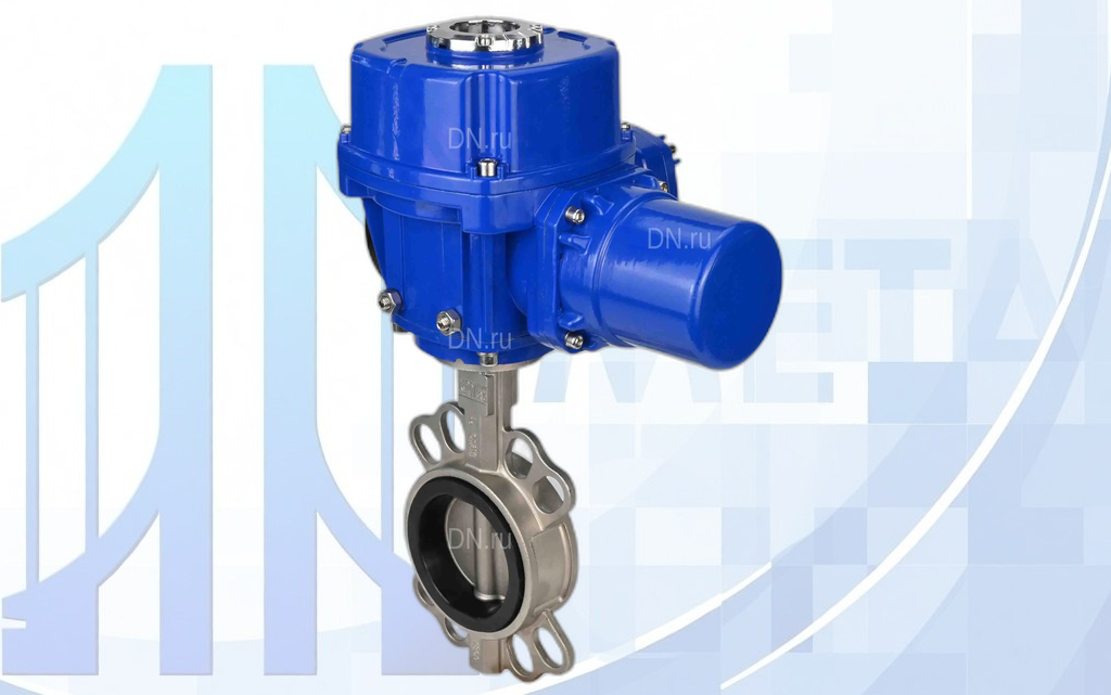 zatvor_dn_ru_316l_316l_nbr_dn_ru_qt_w_m_ex_220v_dn80_2 Дисковый поворотный затвор Ду100 Ру16 с электропр. QT-N-010M-O2-220VAC-У1 220В вес-11,9