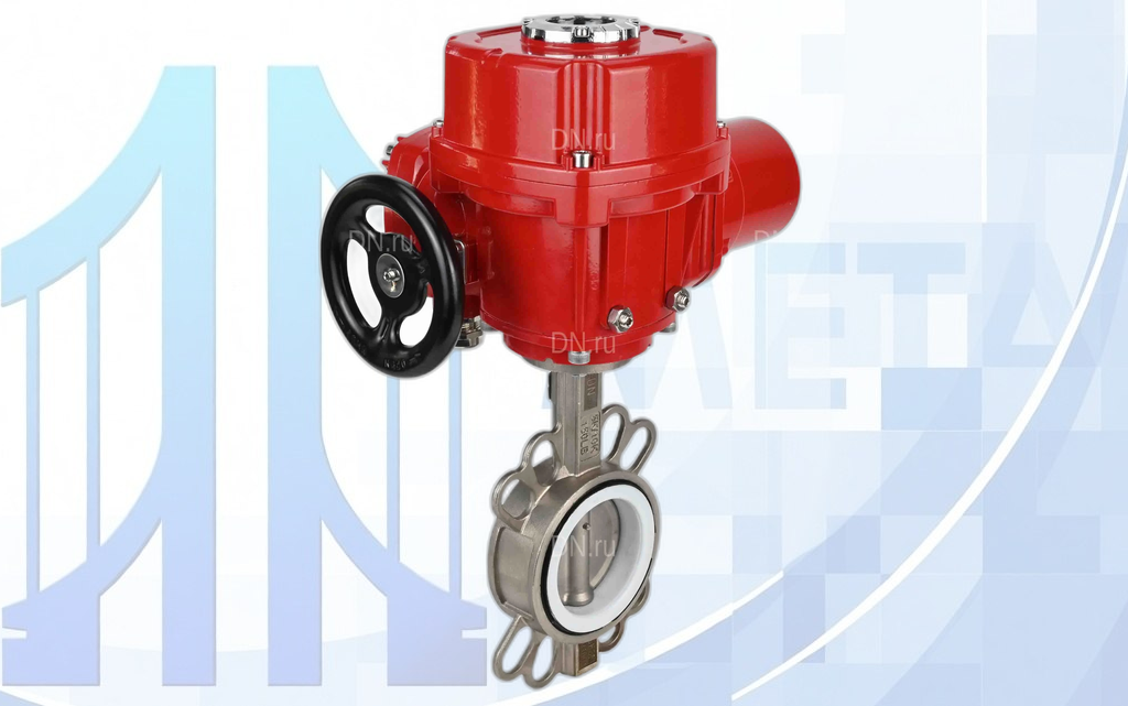 zatvor_dn_ru_316l_316l_ptfe_dn_ru_ex_220_dn80_4 Дисковый поворотный затвор Ду100 Ру16 с электропр. QT-EX-015EM-O2-220VAC-У1 220В вес-19,1