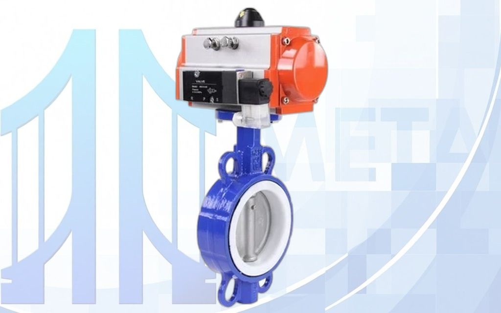 Дисковый поворотный затвор DN250 PN16 с пн/пр PA-SA-210 с возр. Пруж., с пн/распр. 4V320-10 220В вес товара-73,5