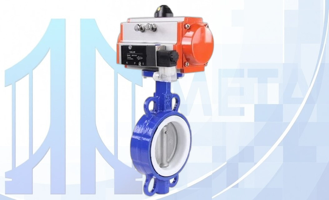 Дисковый поворотный затвор DN250 PN16 с пн/пр PA-SA-210 с возр. Пруж., с пн/распр. 4V320-10 220В вес товара-73,5